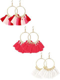 Tassel Hoop Earrings For Women Ichimoku
